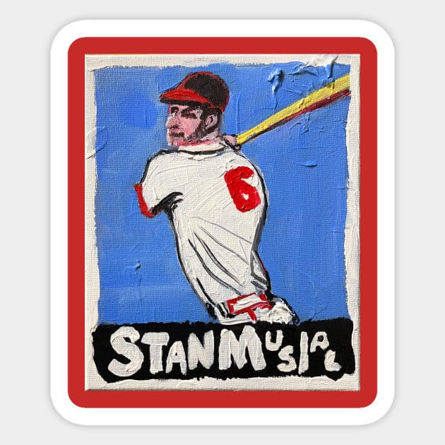 Stan Musial Sticker by ElSantosWorld